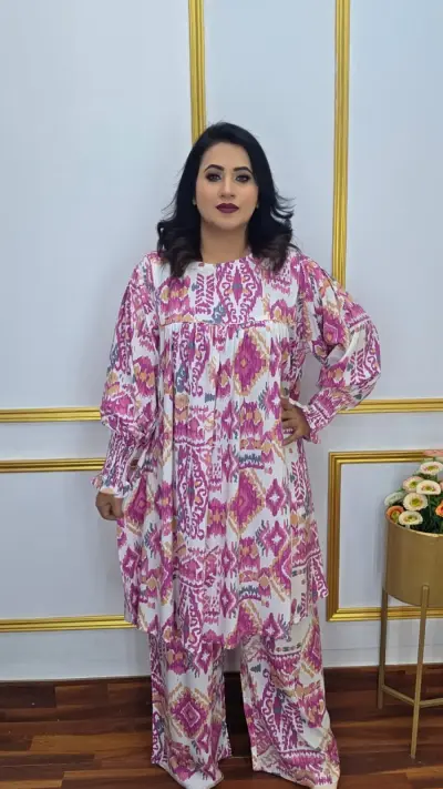 Ready Three Piece Lawn Cotton with Orna - o